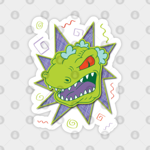 Reptar Head Rugrats Magnet Teepublic 2569