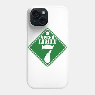 'Speed Limit Lucky Number 7' Awesome Lucky Number Gift Phone Case