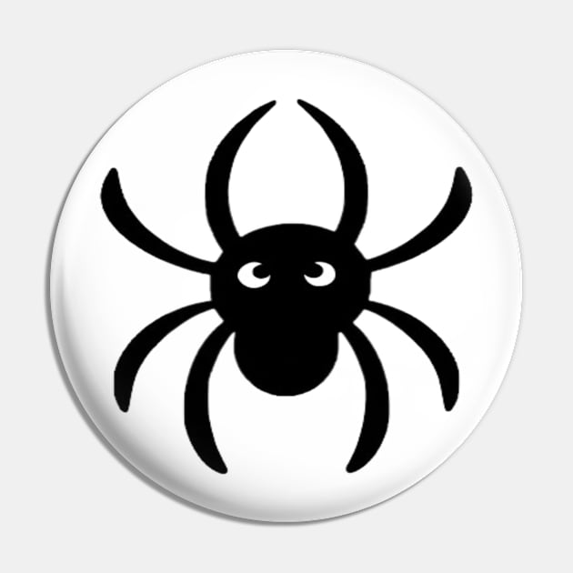 Halloween Spider Graphic Cartoon Design | For Kids | Halloween Decorations Pin by The Print Palace