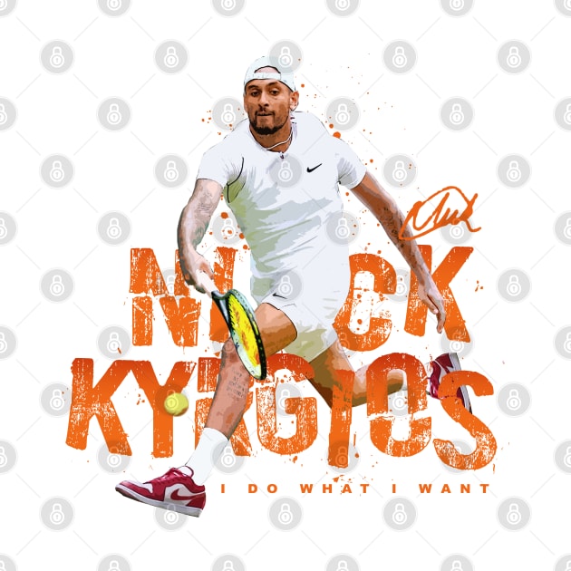 Nick Kyrgios by Juantamad