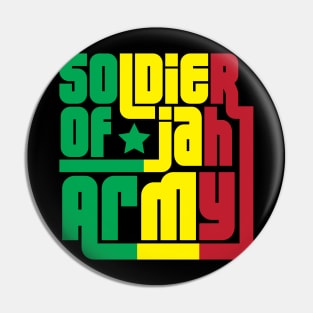 Soldier Of Jah Army Pin