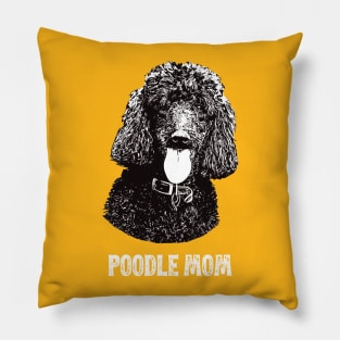 Poodle Mom Standard Poodle Graphic Pillow