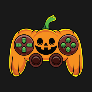 Video Game Controller Pumpkin Halloween Gamer T-Shirt