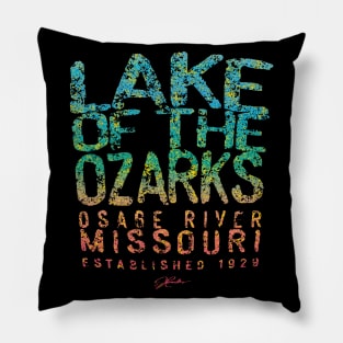 Lake of the Ozarks, Osage River, Missouri Pillow