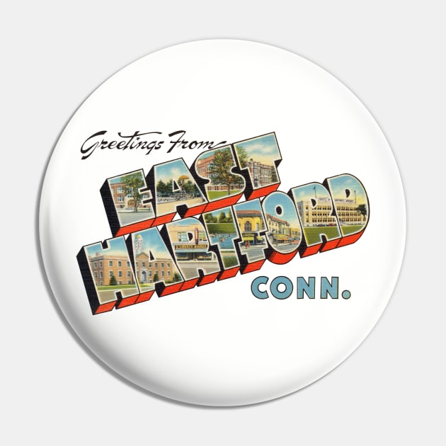 Greetings from East Hartford Connecticut Pin by reapolo