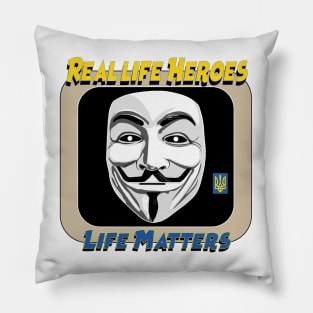 Real life heroes Pillow