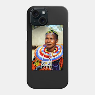 Maasai (or Masai) Woman, East Africa Phone Case