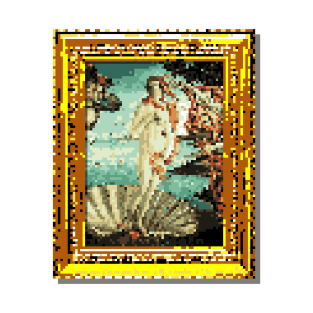 8-Bit The Birth of Venus by GrumpyVulcan