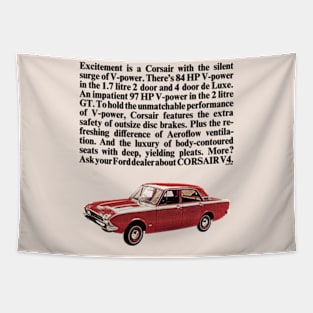 FORD CORSAIR - advert Tapestry