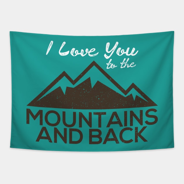 Love Mountain Tapestry by adcastaway