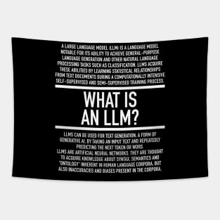 LLMs Defined - Large Language Model - AI Tapestry