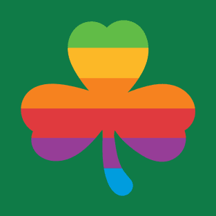 Irish shamrock as the Apple logo T-Shirt