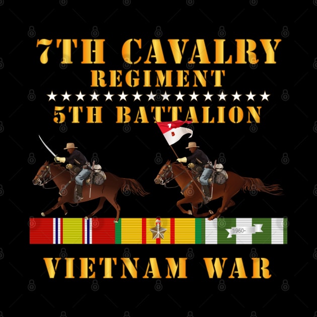 5th Battalion,  7th Cavalry Regiment - Vietnam War wt 2 Cav Riders and VN SVC X300 by twix123844