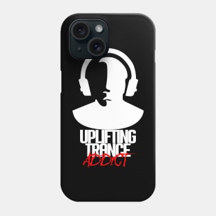 Uplifting Trance Addict - White Phone Case