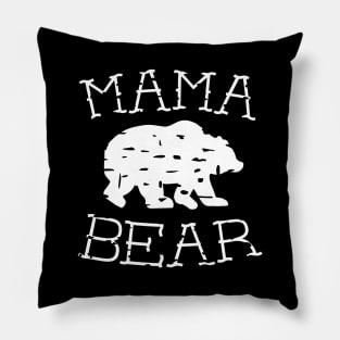 Mama Bear Grunge Mothers Day Gift Pillow