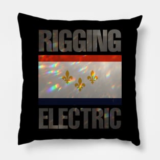 Rigging Electric NOLA Flag 1 Pillow