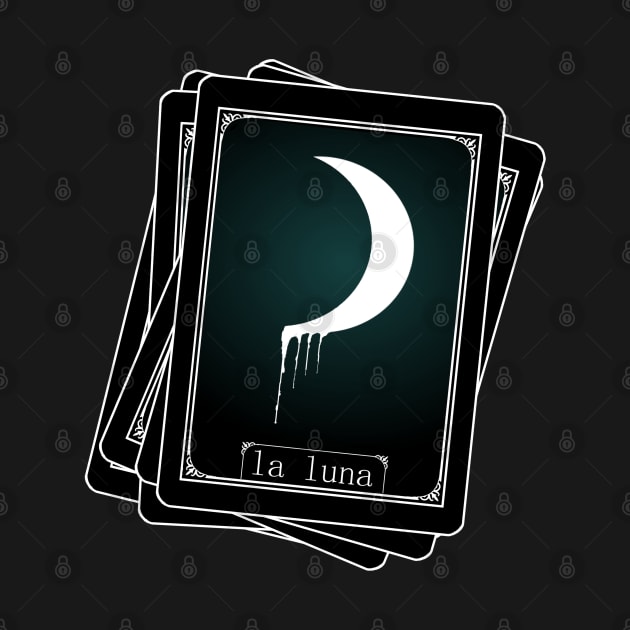 Tarot Card - The Moon by Gringoface