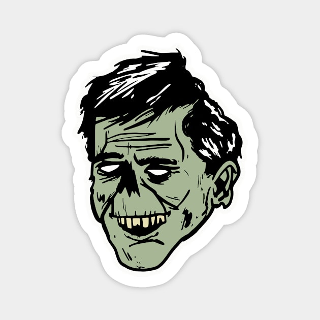 Undead Kennedy - Zombie JFK Magnet by sombreroinc