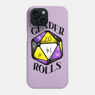 gender rolls dnd Phone Case