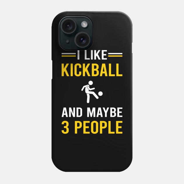 3 People Kickball Phone Case by Bourguignon Aror