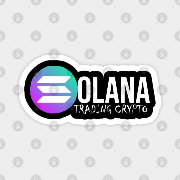 Solana Crypto Design Magnet by Proway Design