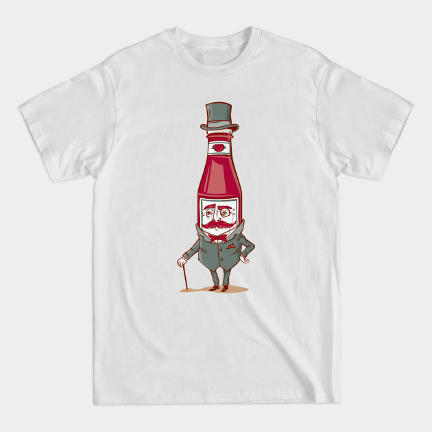 Sir Fancy Ketchup - Ketchup - T-Shirt Sir Fancy Ketchup - Ketchup - T-Shirt