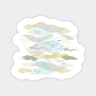 Leaves and waves Magnet