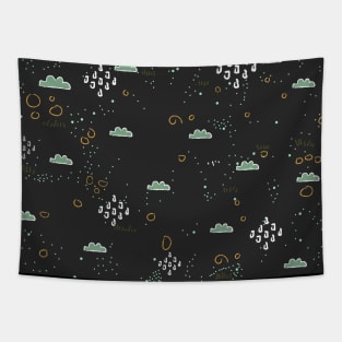 Abstract Clouds Tapestry