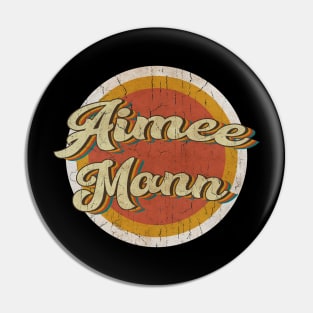 circle vintage Aimee Mann Pin