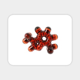 3D Theobromine (Chocolate) Molecule Magnet