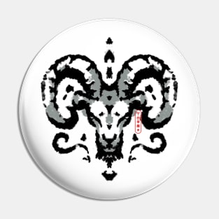 Goat Aries Horoscope Rorschach Test by Tobe Fonseca Pin