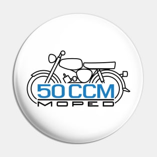 Scooter S50 50cc Emblem (black) Pin