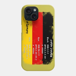 German flag. Phone Case