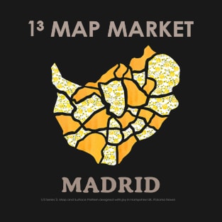 Madrid Map - Full Size - T-Shirt