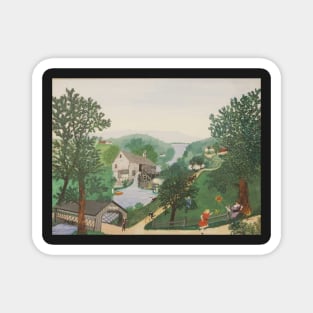 grandma moses Magnet