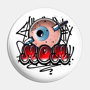 Mom Monster Eye Pin