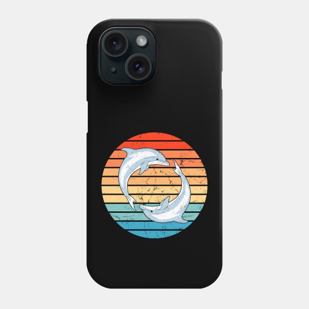 Twin dolphins Phone Case by NicGrayTees