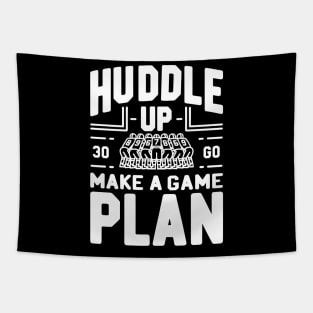 Huddle Up Make a Plan Tapestry