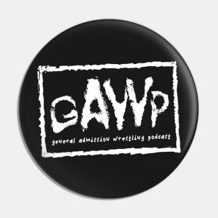 GAWP Spraypaint Design White Pin