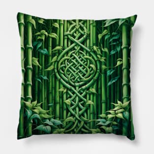 Celtic Bamboo Grove Pillow