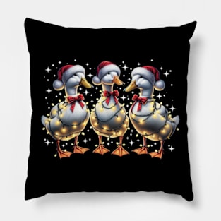 Christmas Ducks Pillow