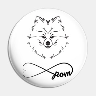 Pomeranian love is infinite Pin