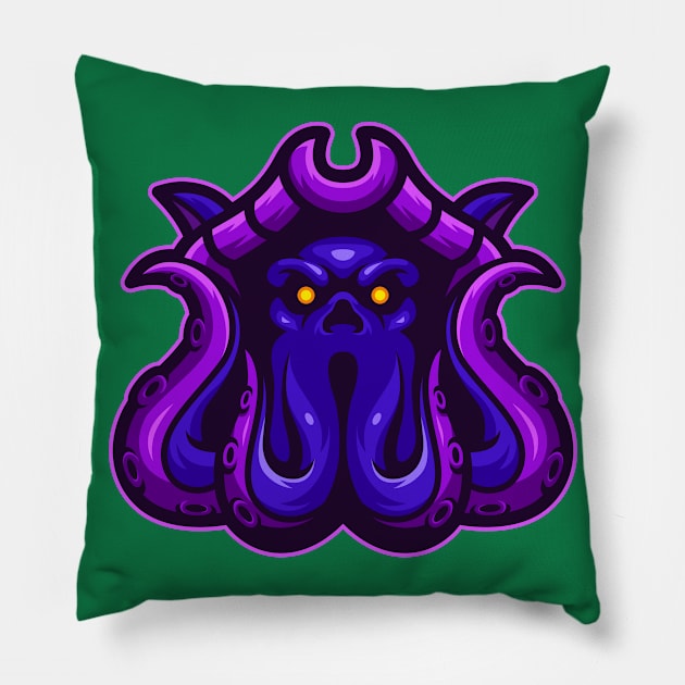 Octopus Pillow by mightyfire