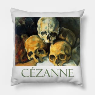 Pyramid of Skulls (1901) by Paul Cezanne Pillow