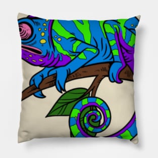 Cool Chameleon Pillow