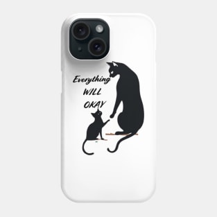 Comforting Paws: Everything Will Be Okay Phone Case