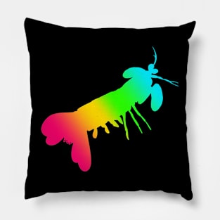 Peacock mantis shrimp (Odontodactylus scyllarus) v2 Pillow