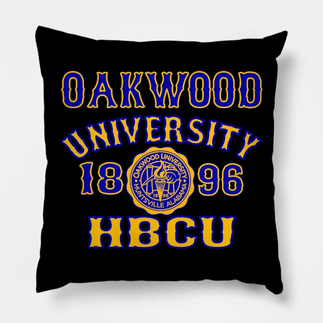 Oakwood University 1896 Apparel Pillow by HBCU Classic Apparel Co