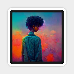 A colorful boy - best selling Magnet