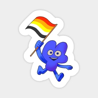 Lithosexual Pride Flag Four! Magnet